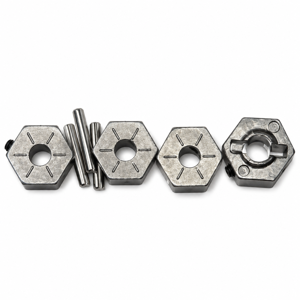 ARRMA alloy 14mm wheel hex set of 4 with pins