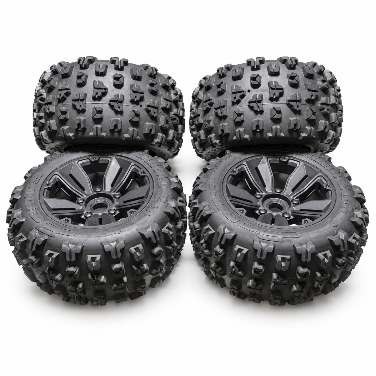 ARRMA Kraton 4S Copperhead2 LP tread and wheel face views