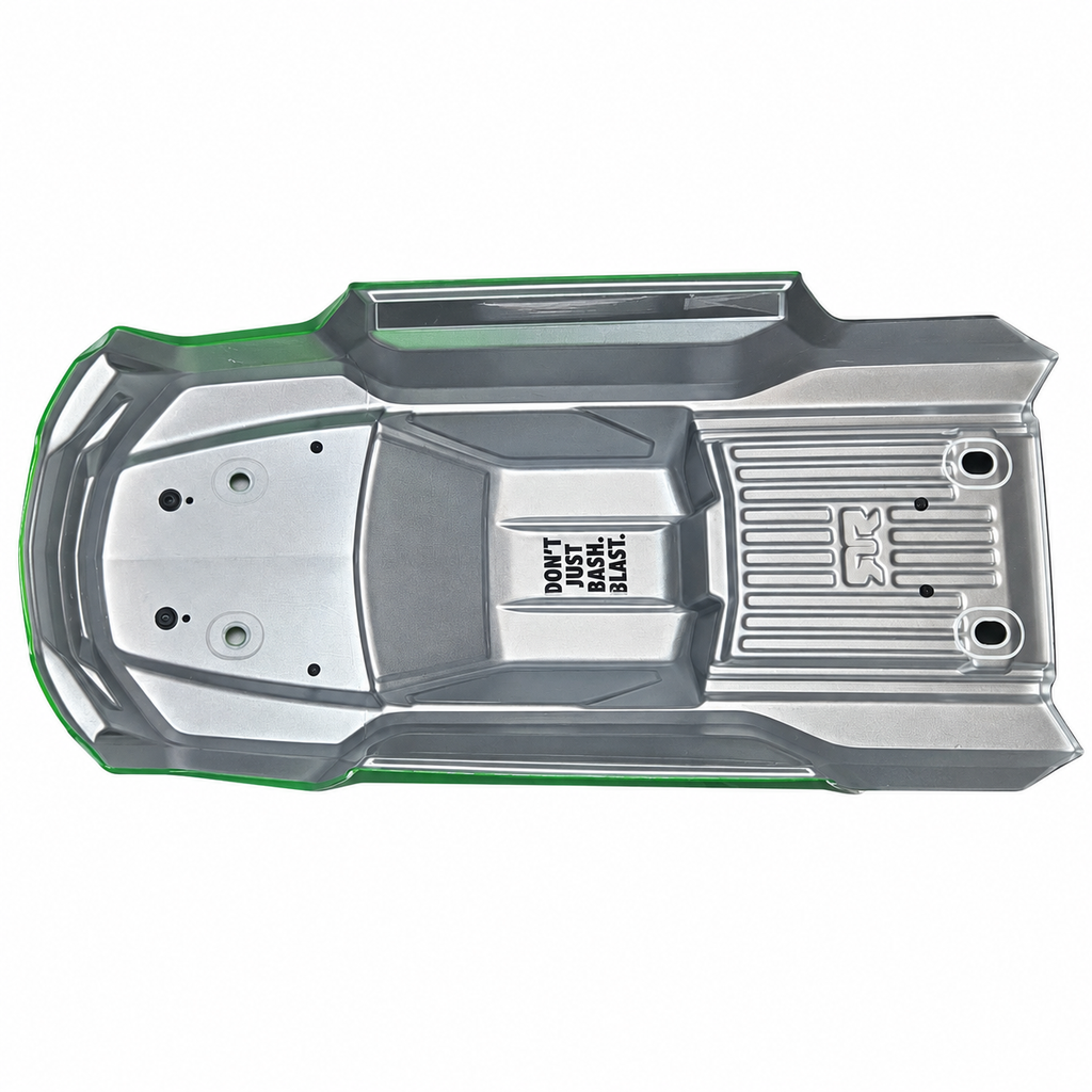 ARRMA Kraton 4S green painted body shell underside
