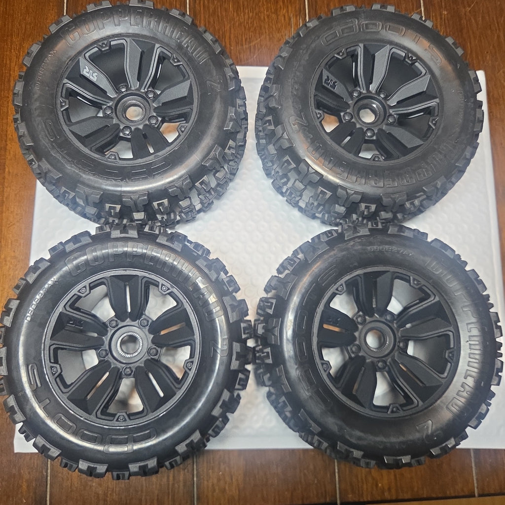 ARRMA Kraton 6S dBoots Copperhead 2 wheel and tire set of four