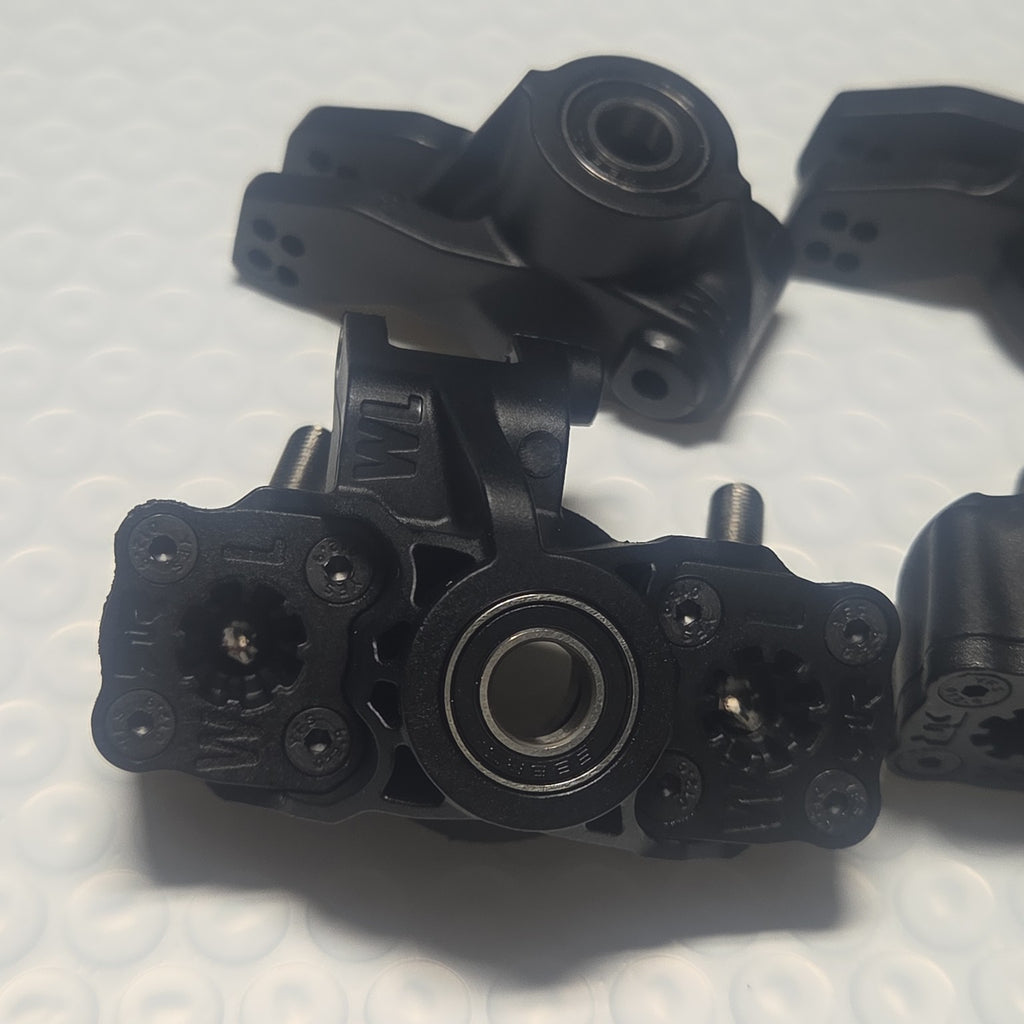 ARRMA Kraton 6S hub carrier and steering knuckle bearing detail