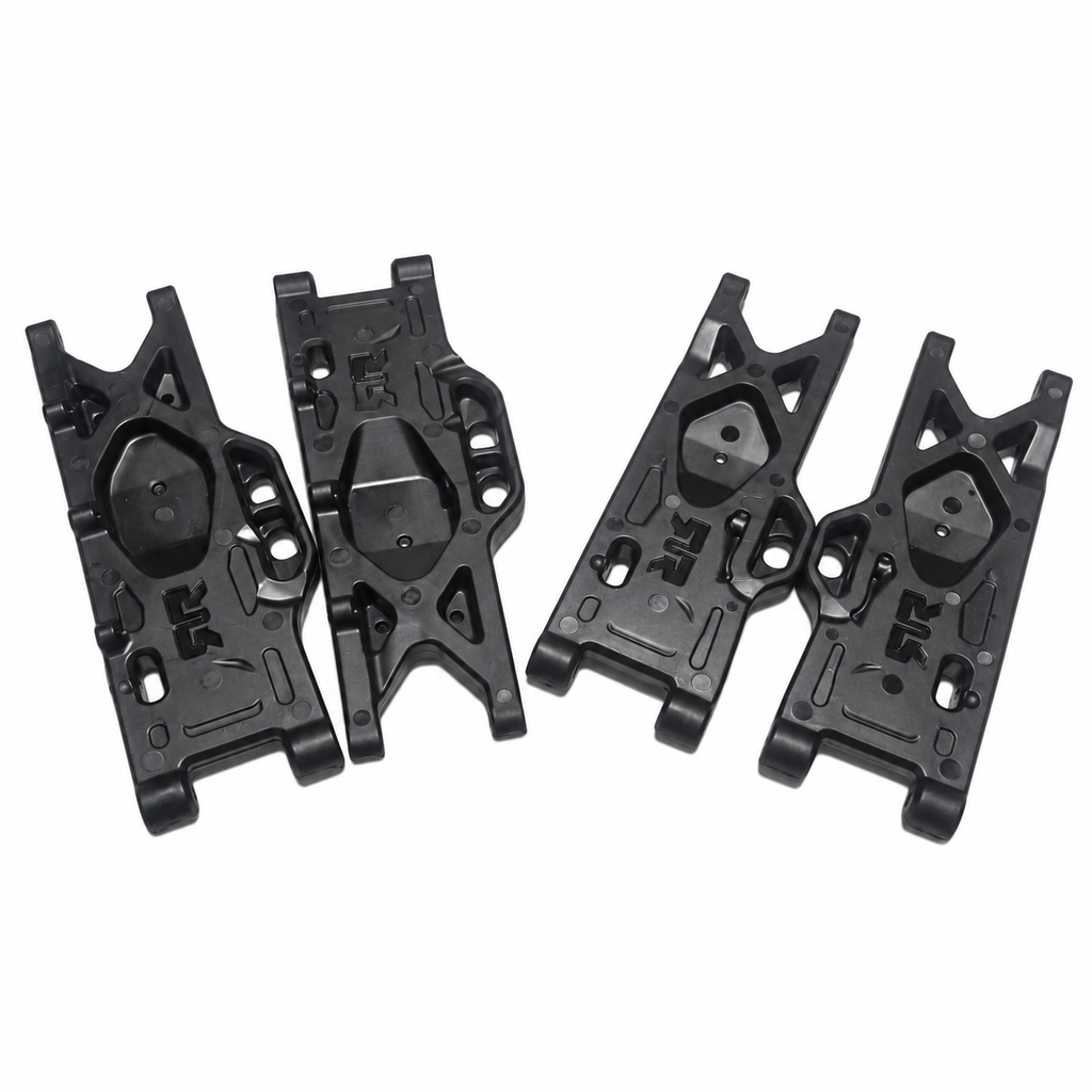 ARRMA Kraton and Outcast 4S suspension arms angled view