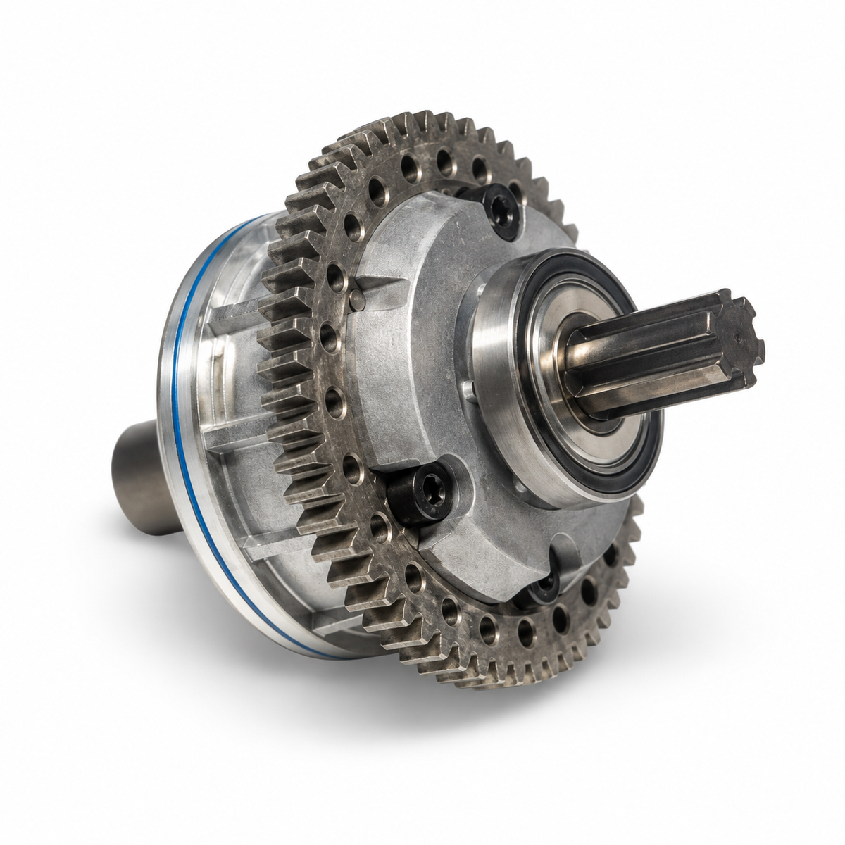 ARRMA metal center differential gear and shaft view