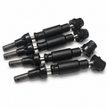 ARRMA Mojave 4S front and rear driveshaft axle set on white background