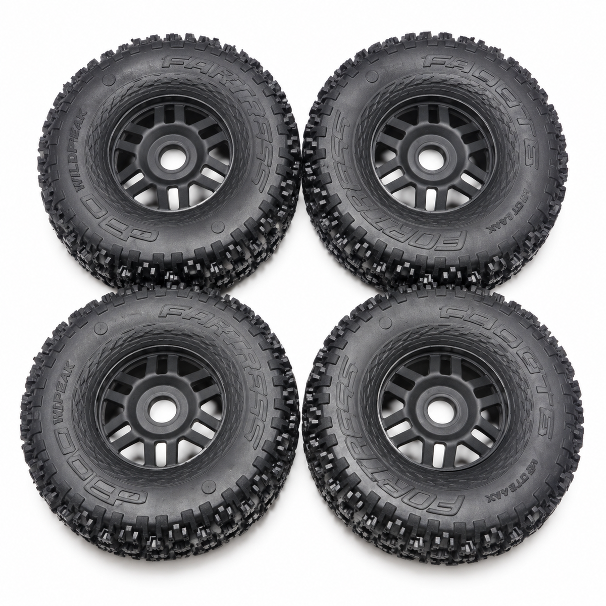 ARRMA Mojave 4S Fortress wheel faces set of four