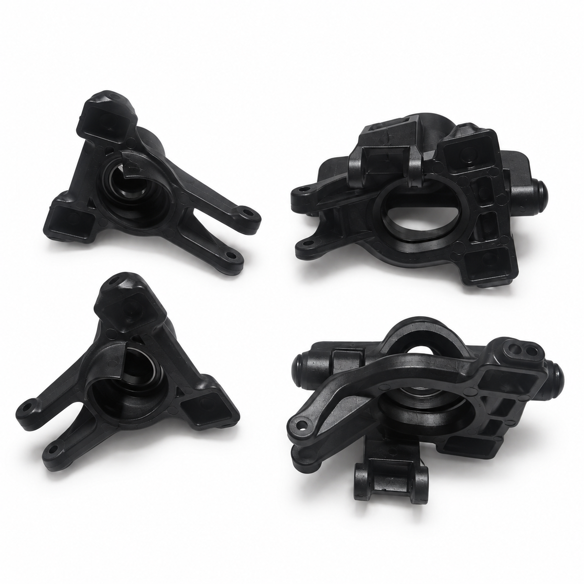 ARRMA Mojave 4S hub and steering knuckle assemblies rear view