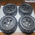 ARRMA Outcast 4S dBoots Backflip LP wheel and tire set of four new takeoff