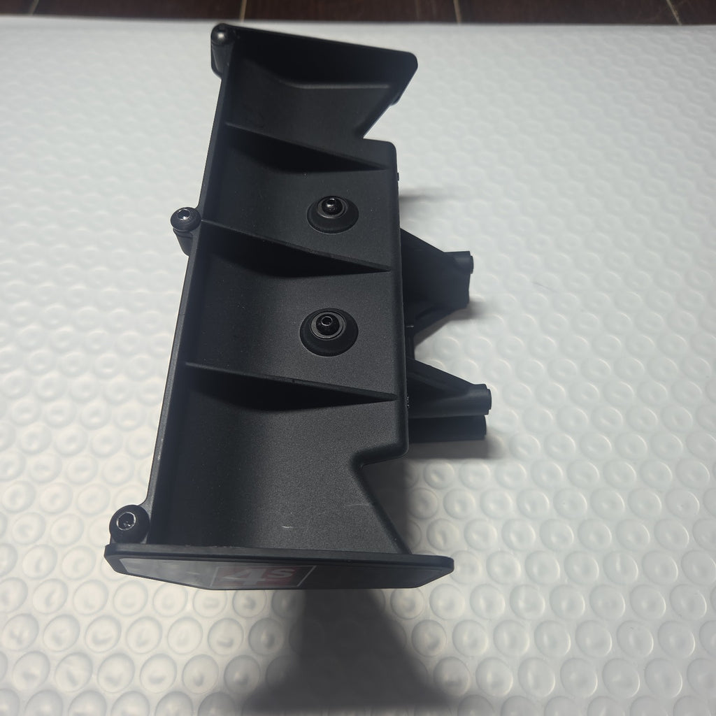 ARRMA Outcast 4S rear wing and mount underside view