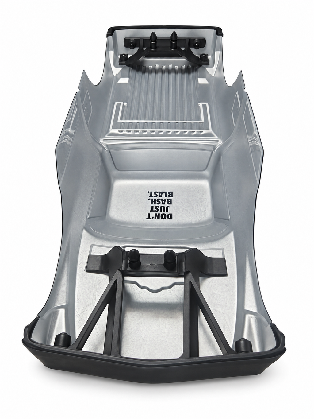 ARRMA Quake 223S body shell underside on white background