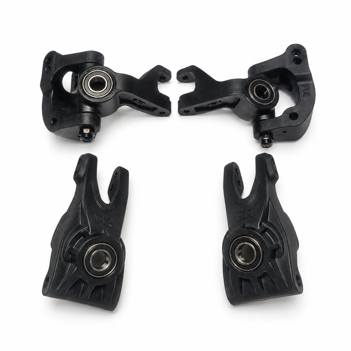 ARRMA Quake 223S hub carriers and steering blocks with bearings - view 1