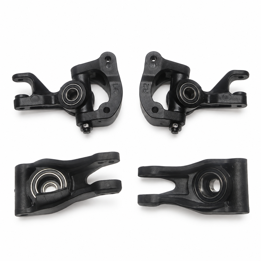 ARRMA Quake 223S hub carriers and steering blocks with bearings - view 3