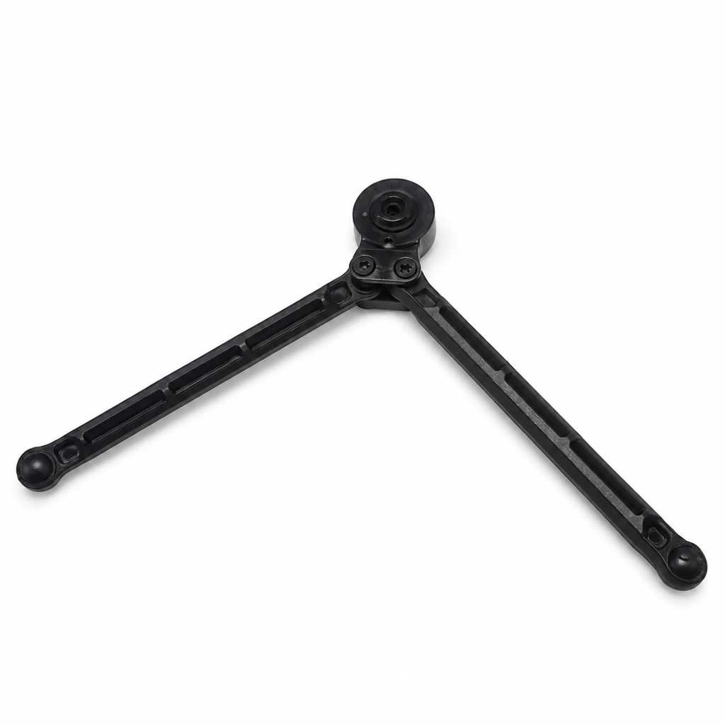 ARRMA Quake 223S 25T servo saver and steering links front view