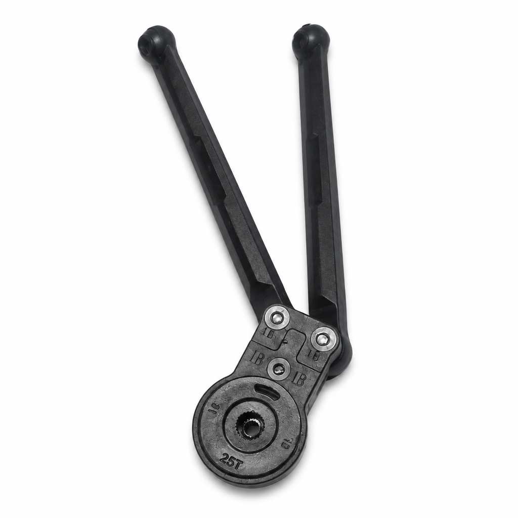 ARRMA Quake 223S 25T servo saver marking and linkage