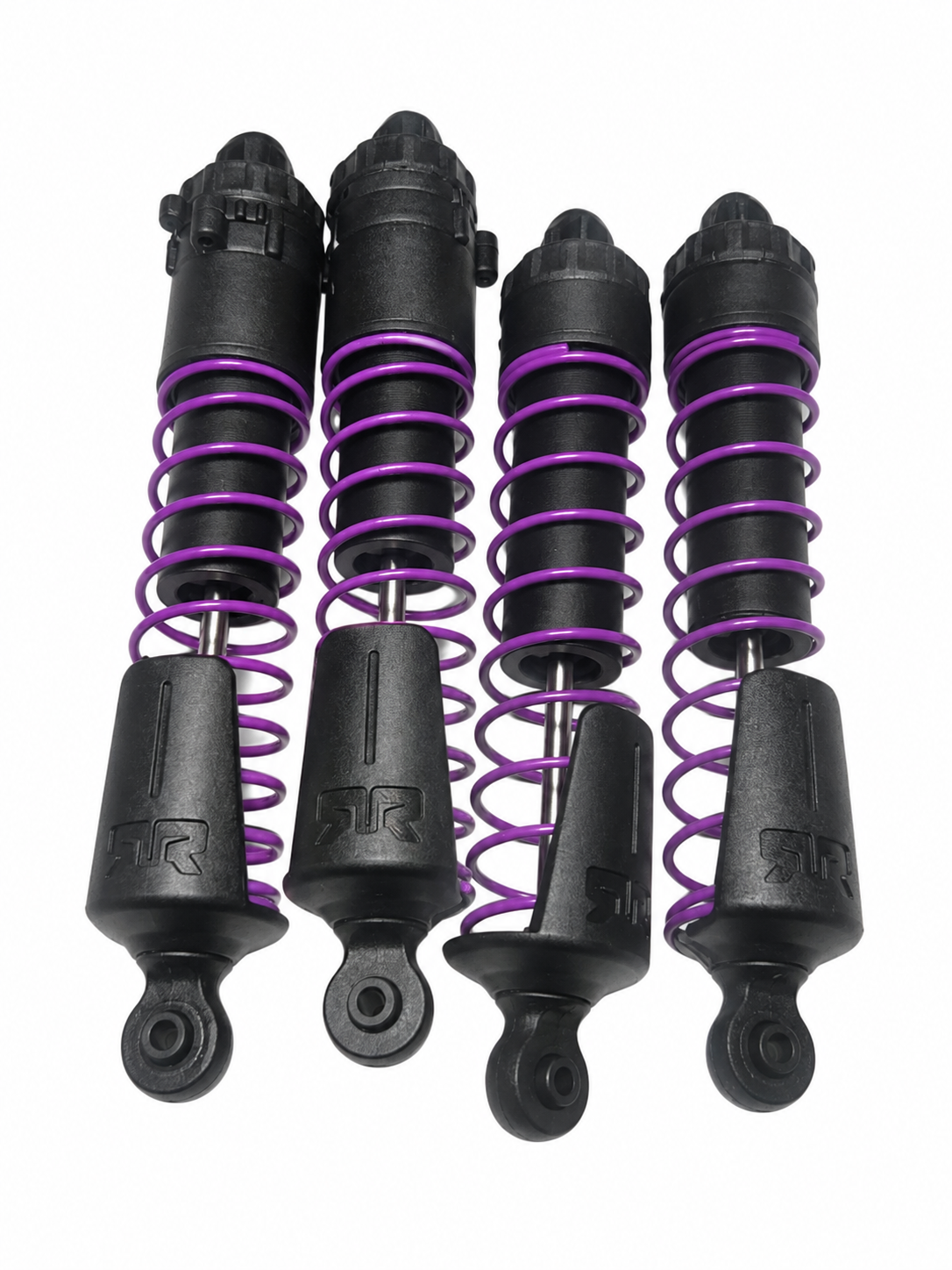 ARRMA Quake 223S front and rear shock set with purple springs