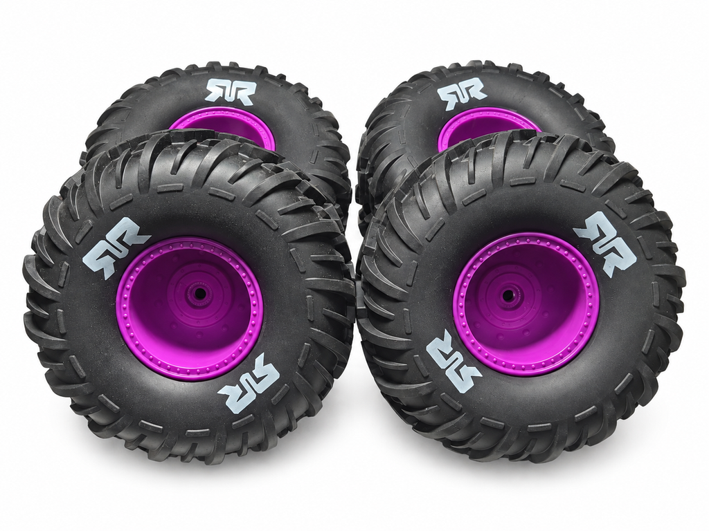 ARRMA Quake 223S wheel and tire set front angle