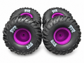 ARRMA Quake 223S wheel and tire set front angle