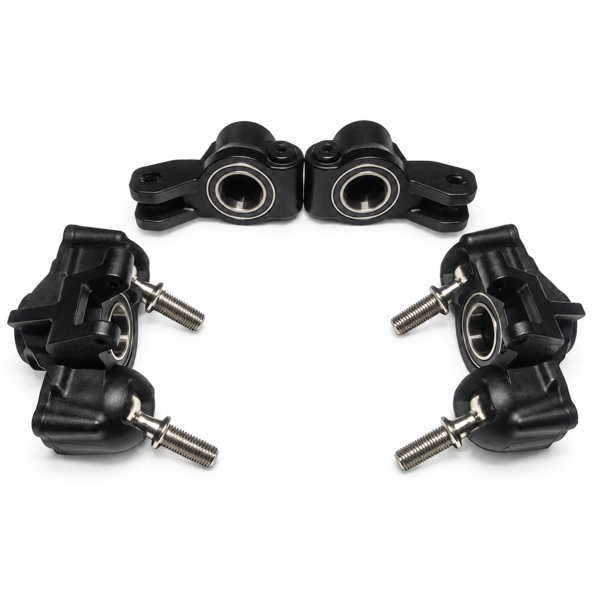ARRMA Talion 6S EXB hubs bearings and pivot balls arranged view