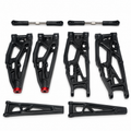 ARRMA Talion 6S EXB suspension arms and turnbuckles lot front view