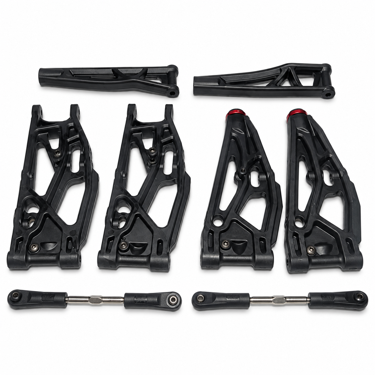 ARRMA Talion 6S EXB suspension arms and turnbuckles alternate view