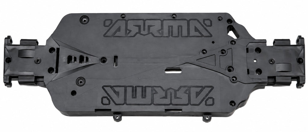 ARRMA Typhon 223S chassis bottom view