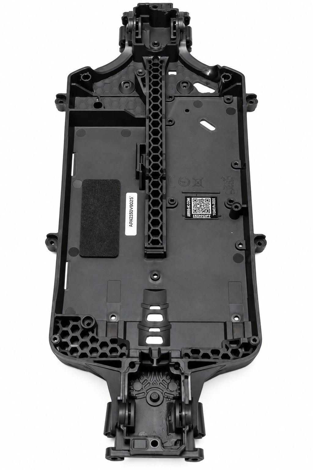 ARRMA Typhon 223S chassis top detail