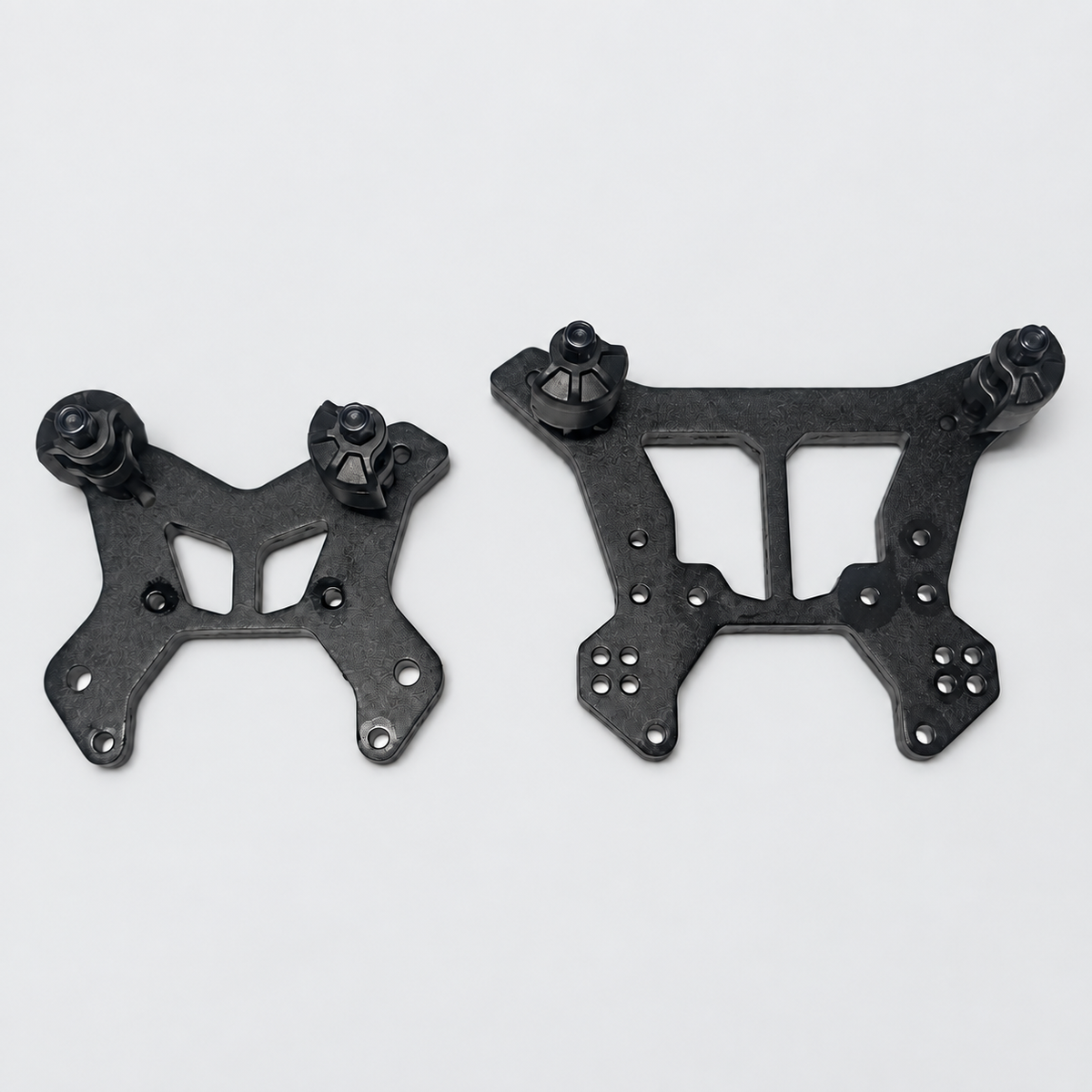 ARRMA Typhon 6S front and rear shock towers with body mounts