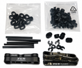 ARRMA Typhon 6S TLR Tuned aluminum suspension mount set with hinge pins adjustment blocks and hardware