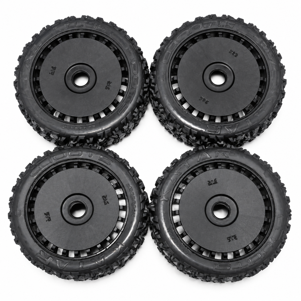 ARRMA Typhon 6S dBoots mounted wheel and tire set of four