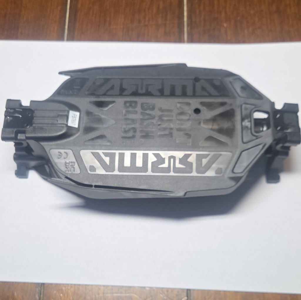 ARRMA Typhon Grom chassis underside