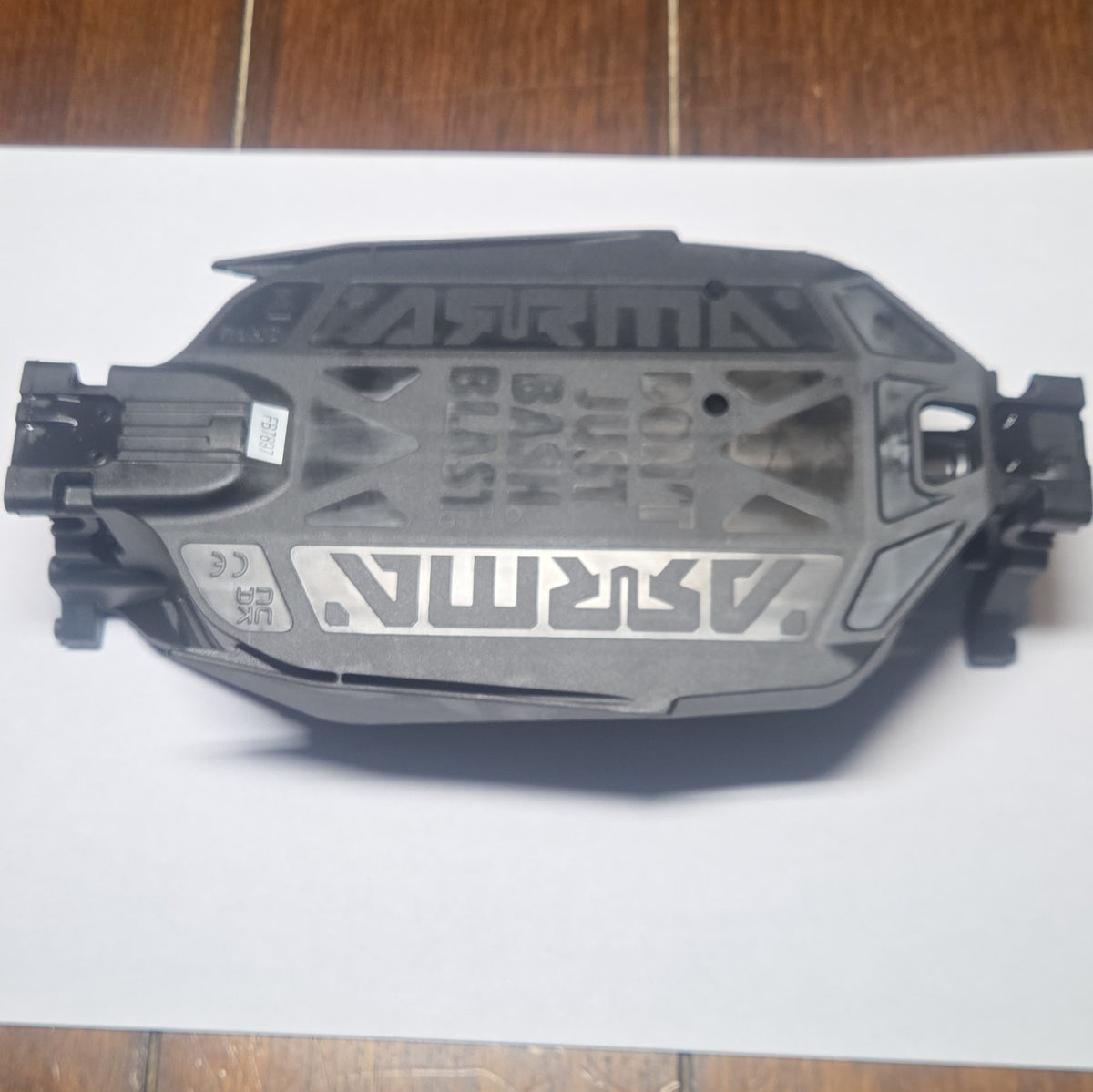 ARRMA Typhon Grom chassis underside