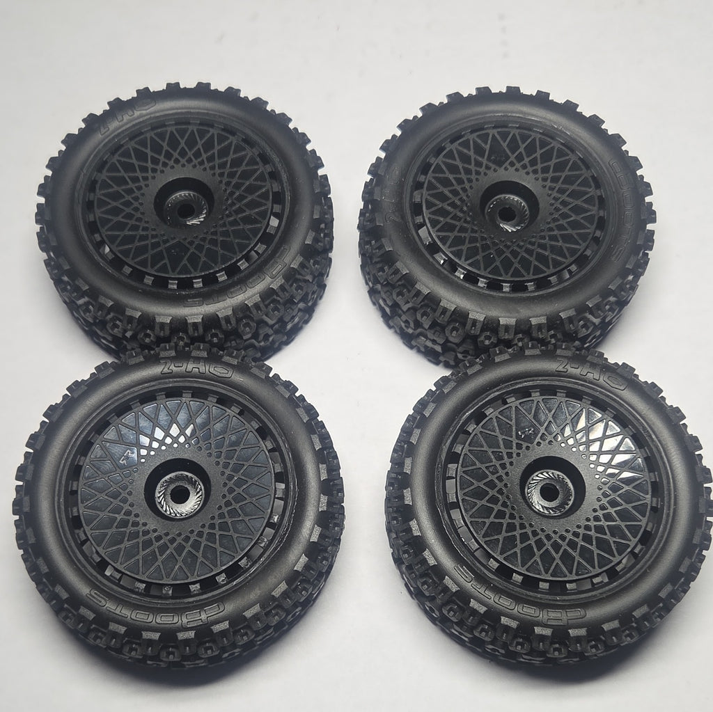ARRMA Typhon Grom four mounted wheels and tires