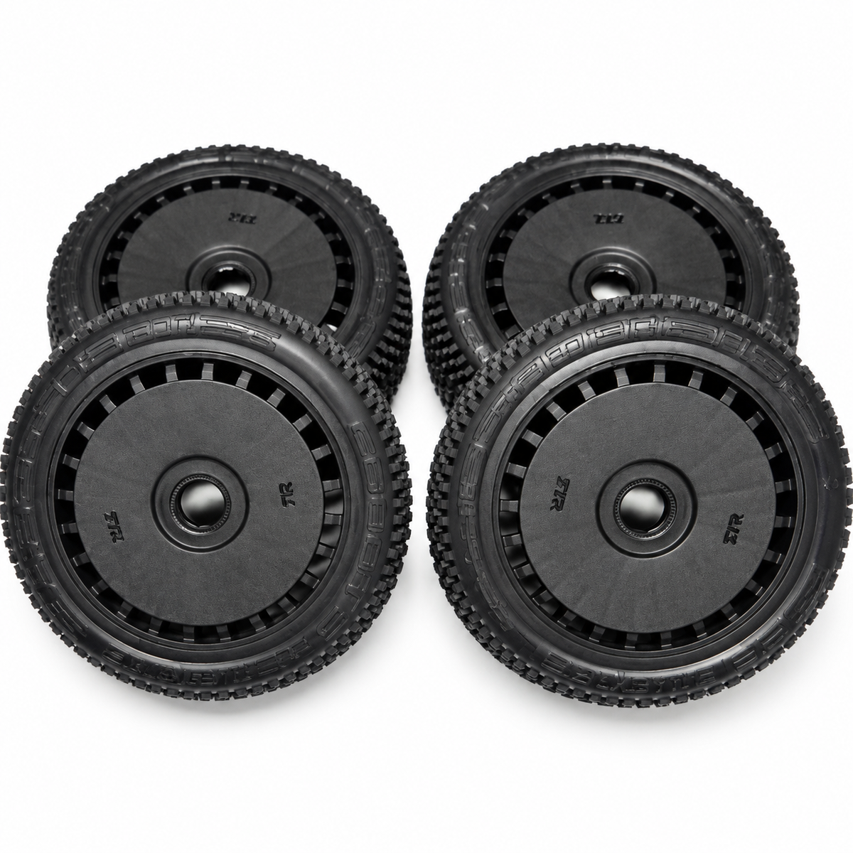 ARRMA Typhon TLR 6S dBoots Exabyte wheel and tire set 17mm hex clean product photo