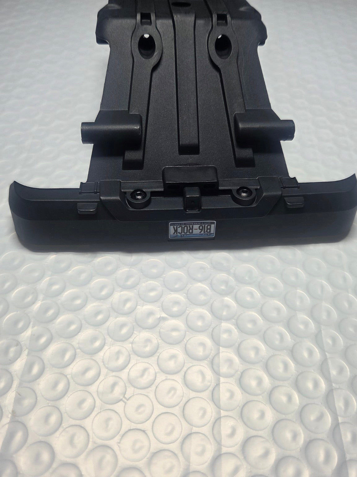ARRMA Big Rock 223S front bumper skid plate close up
