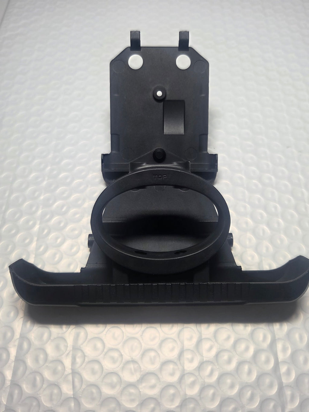 ARRMA Big Rock 223S bumper and body mount assembly underside