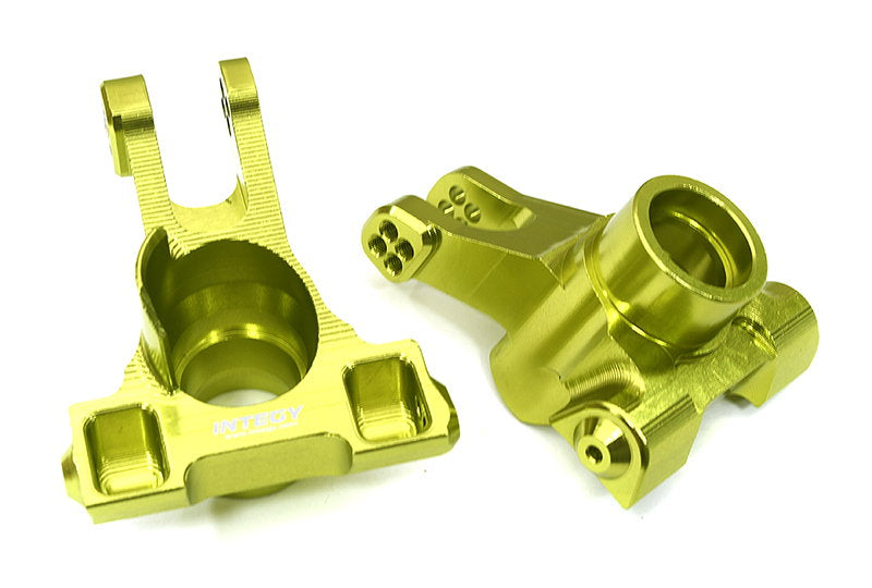 Integy C33297GREEN Green Rear Hub Carriers for ARRMA Kraton 4S V2