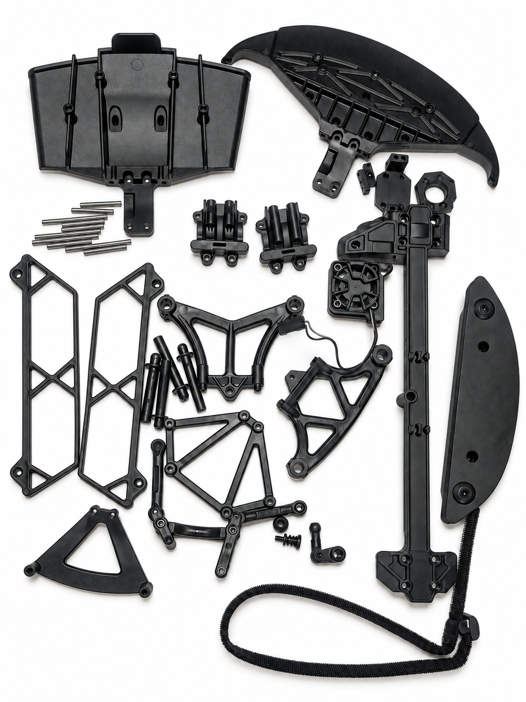Losi NASCAR plastic parts bundle view 3