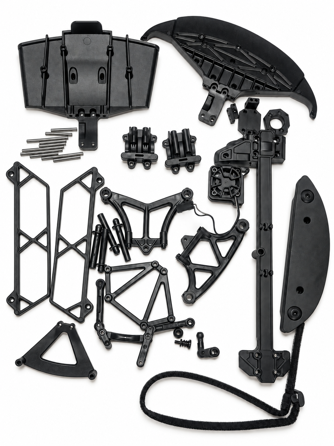 Losi NASCAR plastic parts bundle view 3