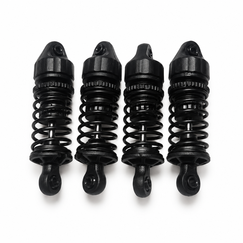 Losi NASCAR GROM four-shock set upright