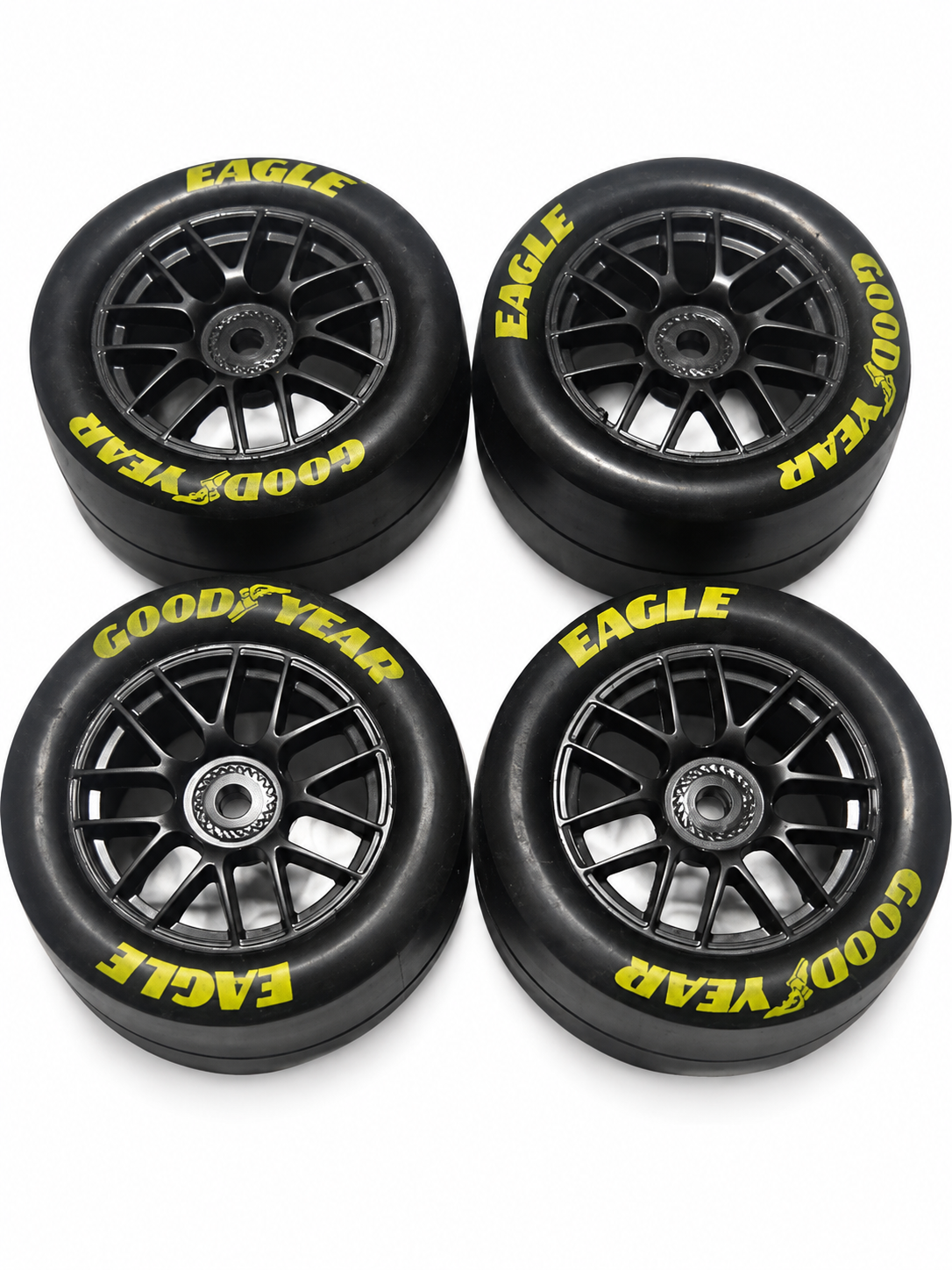 Losi NASCAR GROM Goodyear Eagle Wheels & Tires Set (4) LOS-1914 – New Take-Off