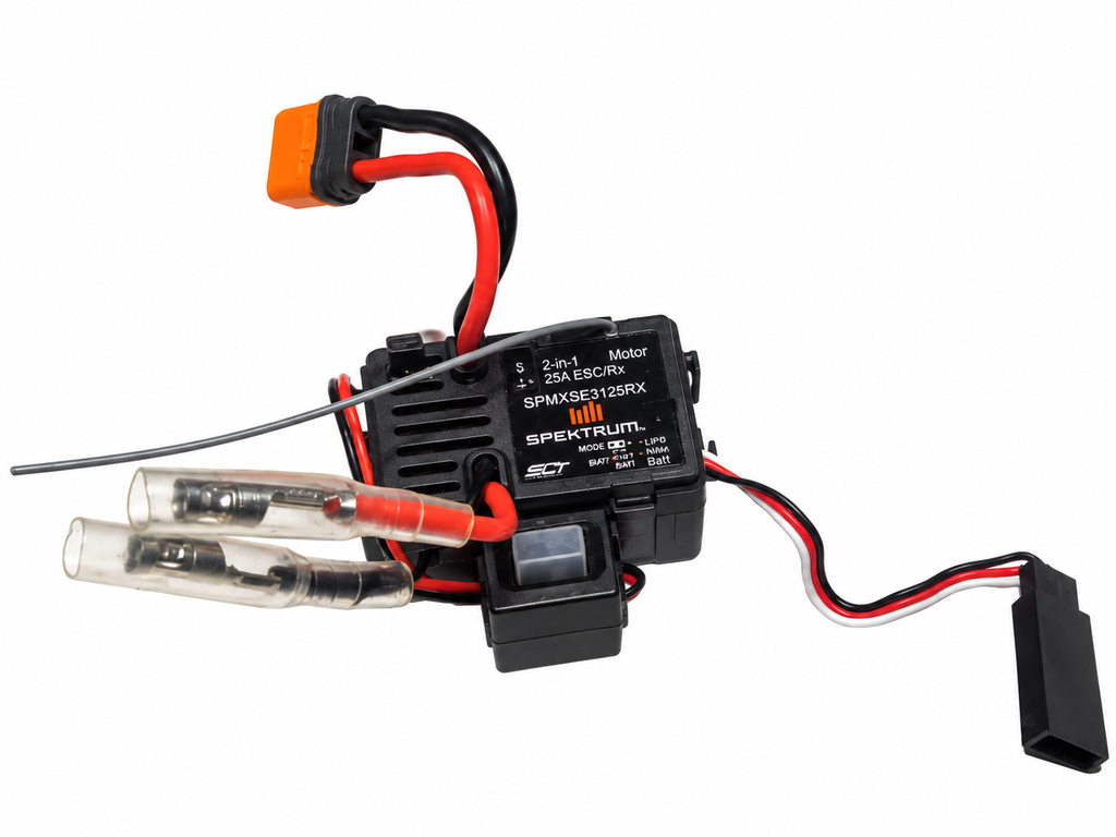 Losi NASCAR 1/12 Spektrum 25A SLT 2-in-1 ESC & Receiver SPMXSE3125RX - New Take-Off