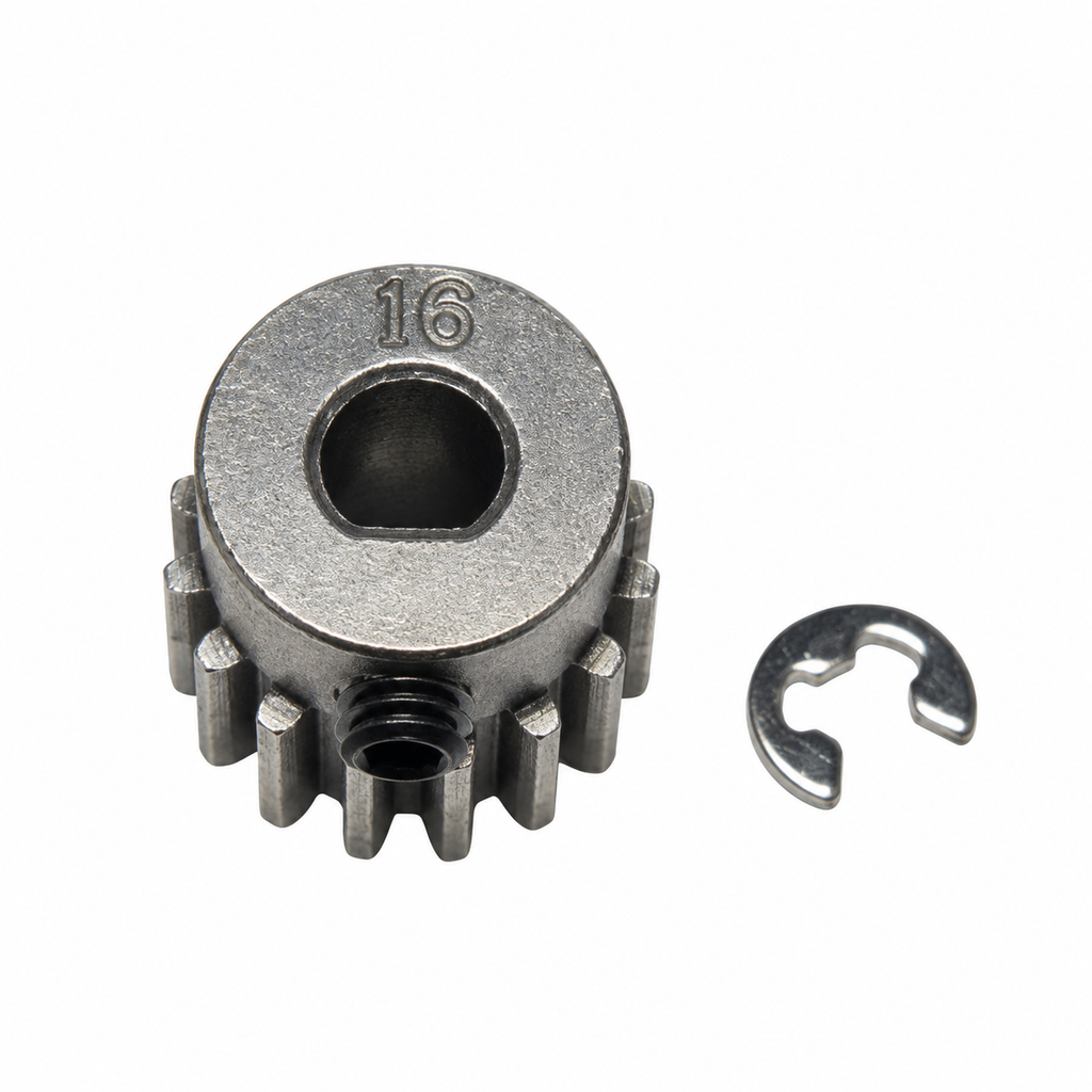 Mojave 4S 16T pinion gear and E-clip