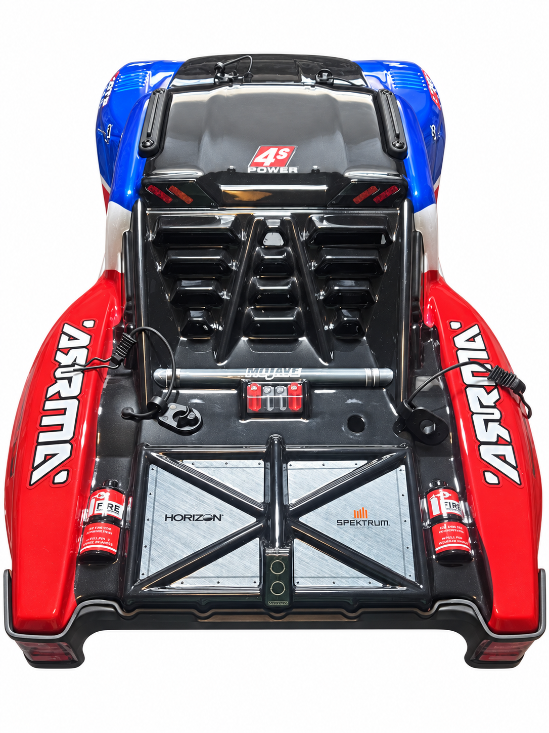 New take-off ARRMA Mojave 4S body shell rear top view