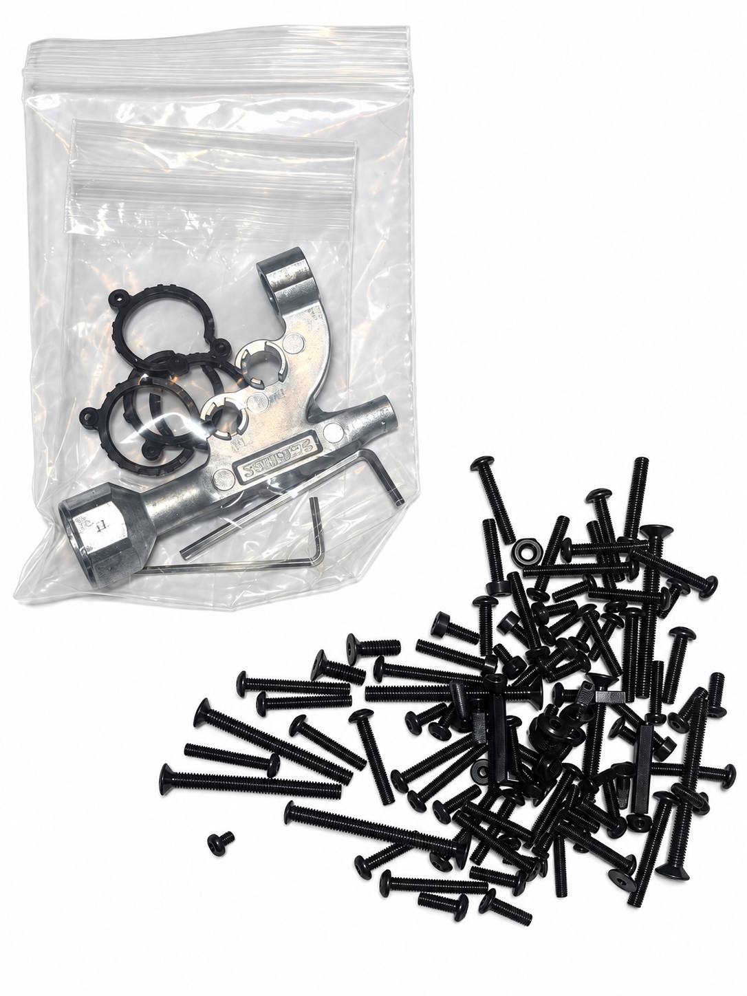 ARRMA Mojave 4S screws hardware and bagged factory tools