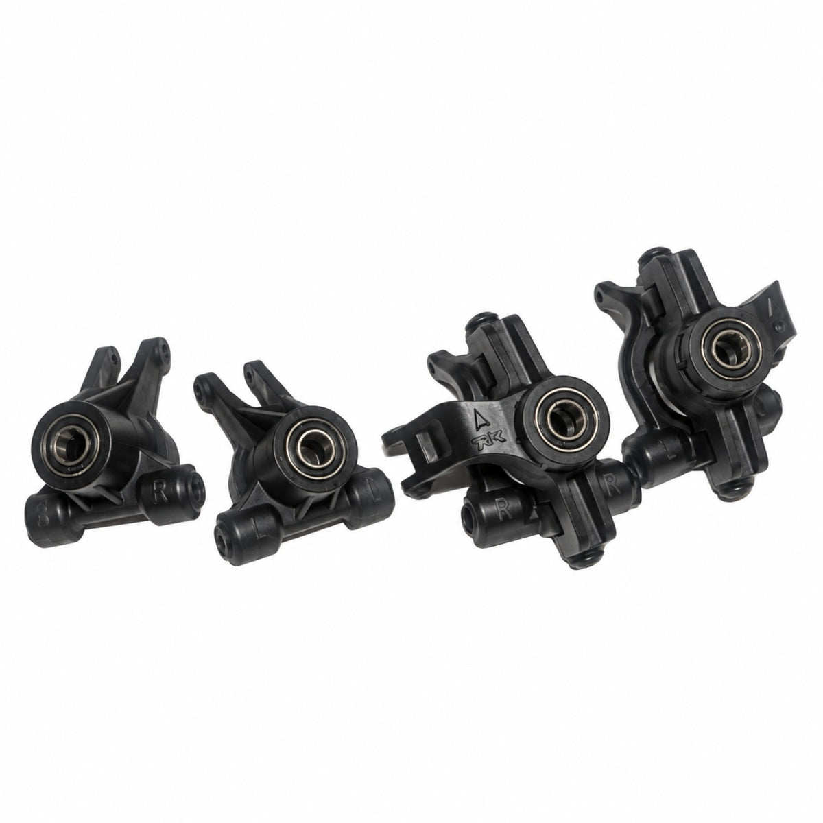 ARRMA Outcast 4S steering knuckle and hub carrier set side view