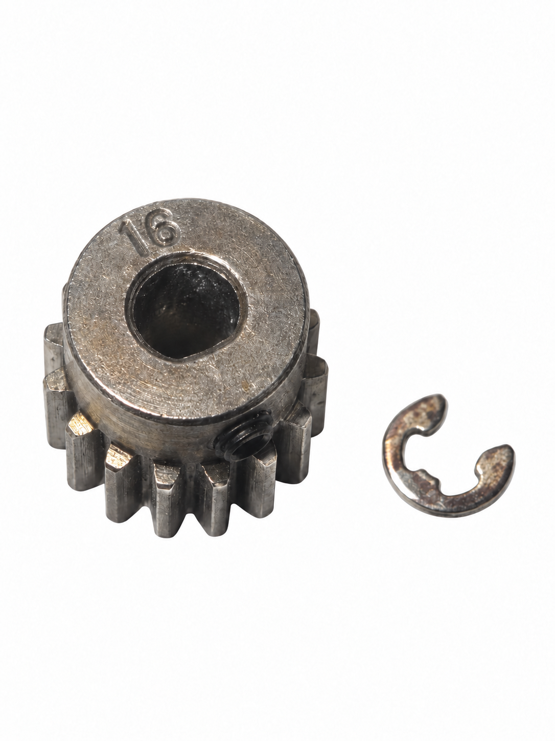 ARRMA Quake 223S 16T pinion gear with retaining clip