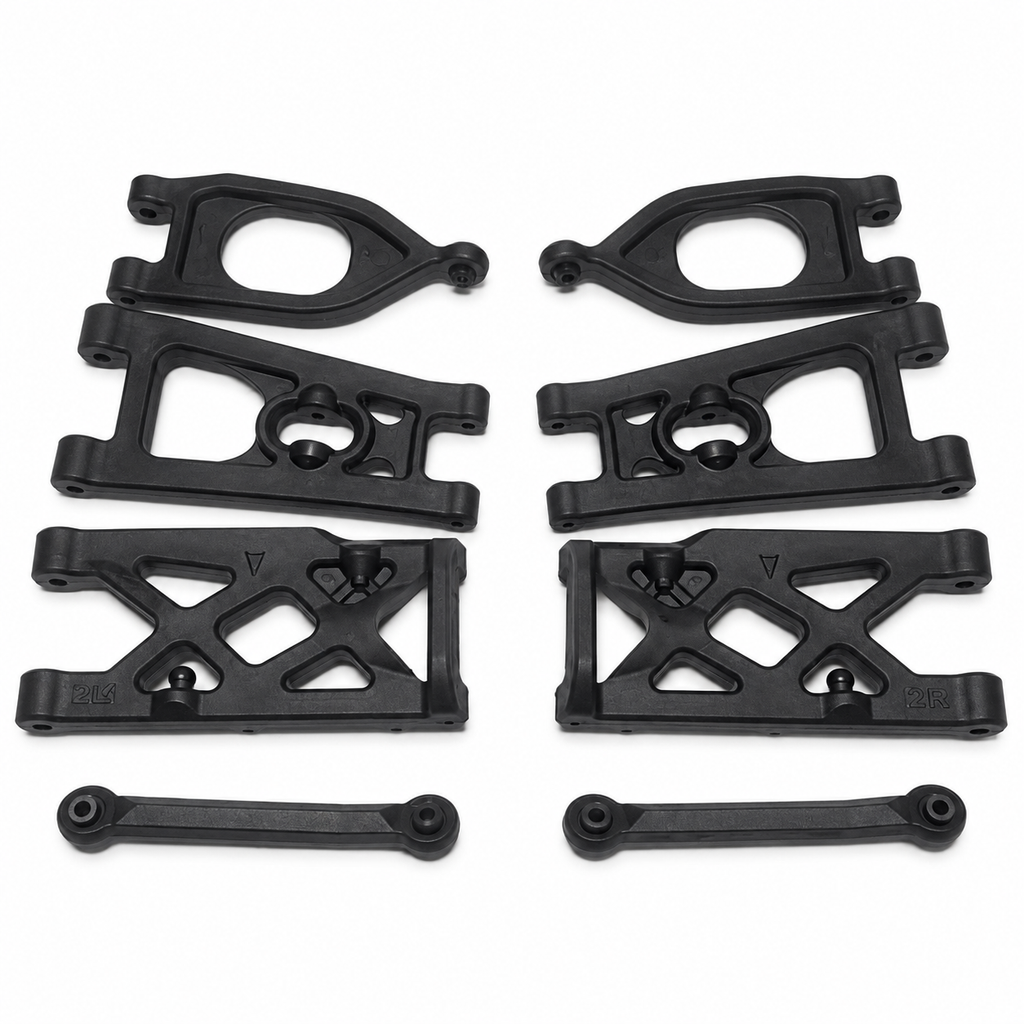 ARRMA Quake 223S front and rear suspension arms with links complete set