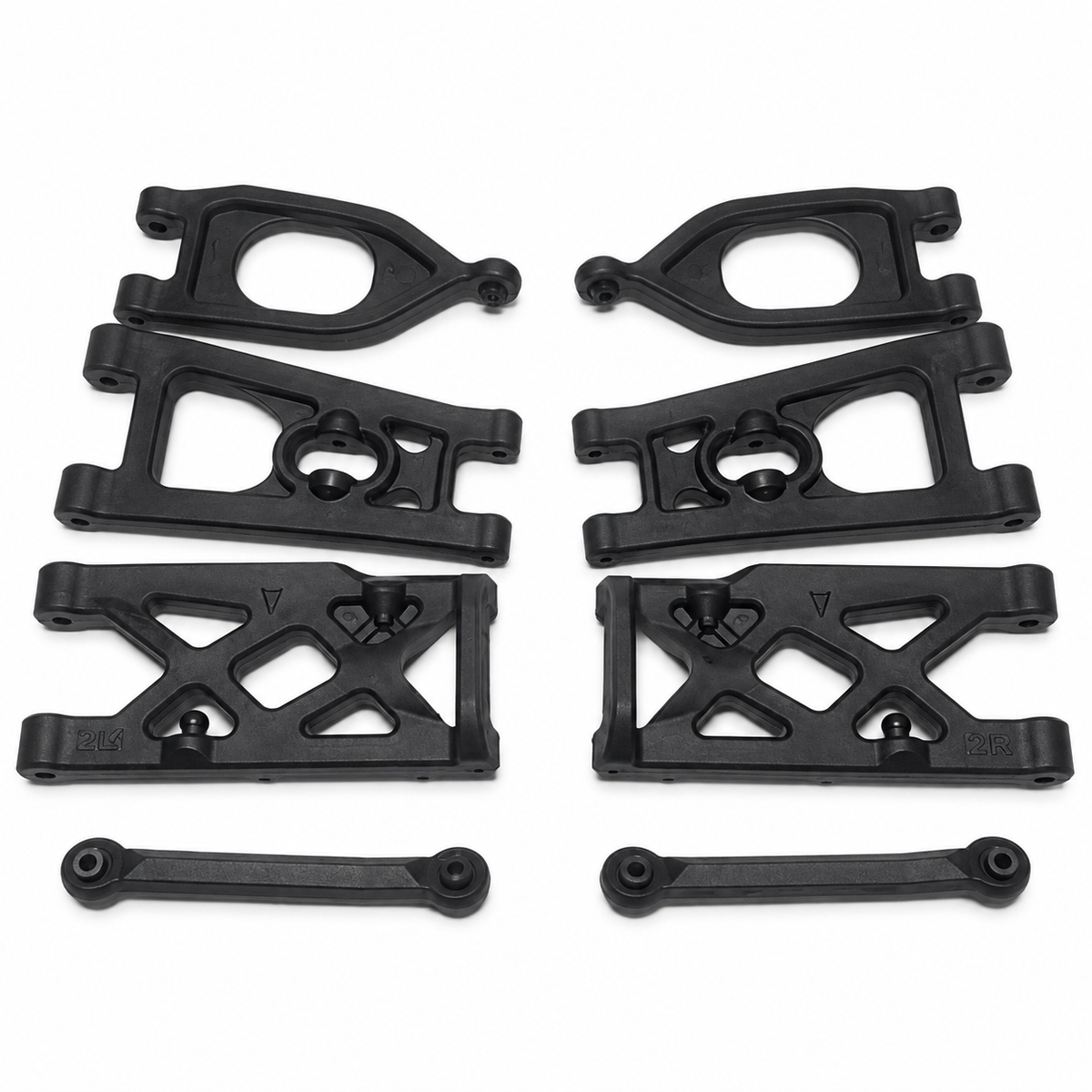 ARRMA Quake 223S front and rear suspension arms with links complete set
