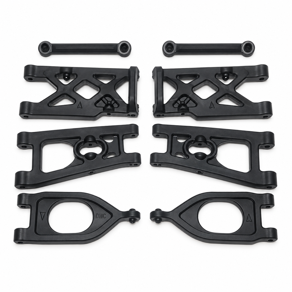 ARRMA Quake 223S suspension arms and links top view