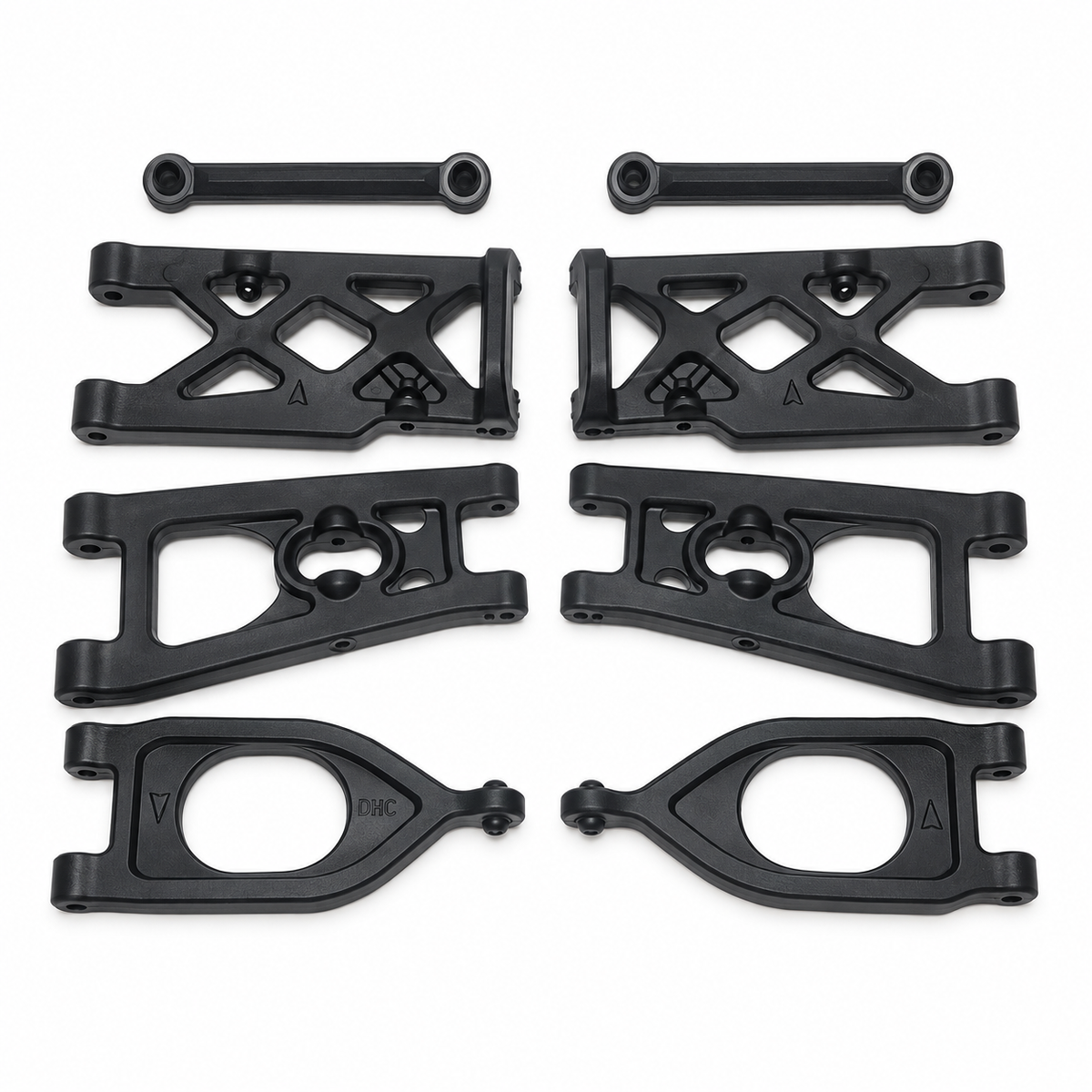 ARRMA Quake 223S suspension arms and links top view