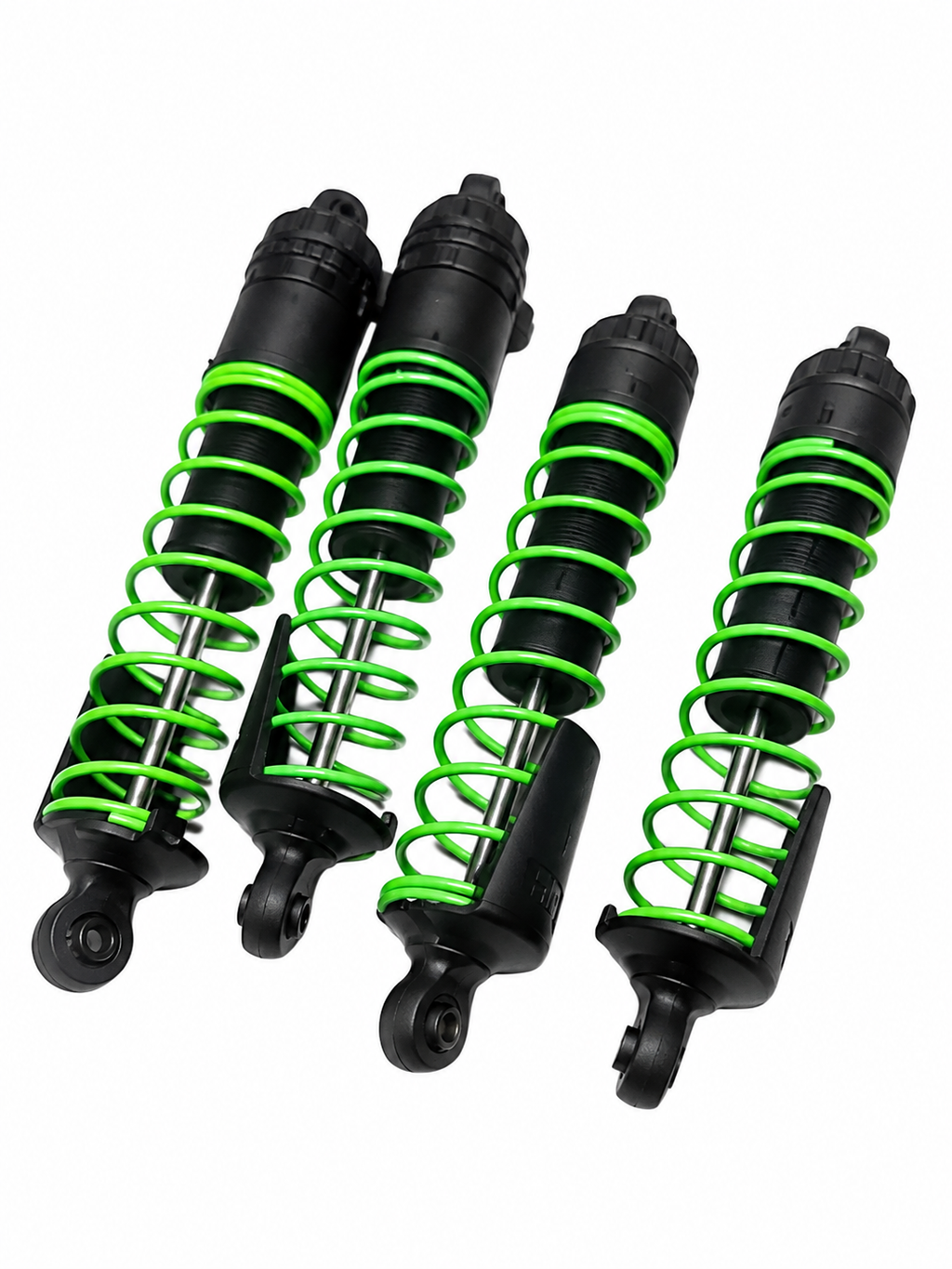 ARRMA Quake 223S four shocks with green springs